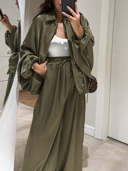 Aurore | Jacket & Drawstring Pants Set