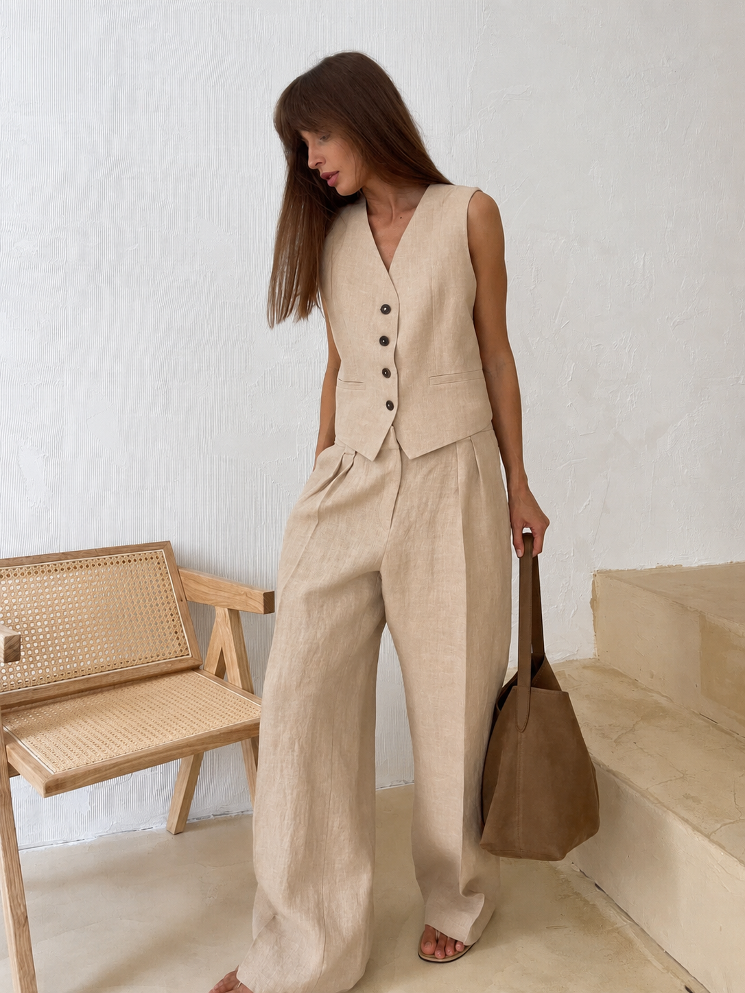 Anouk | Tailored Vest and Trouser Set