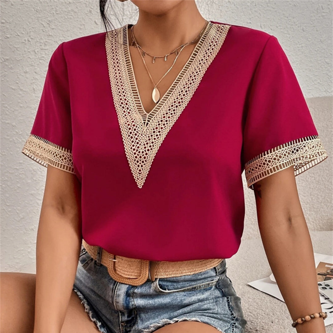 Tanja | Elegant Short Sleeve Top
