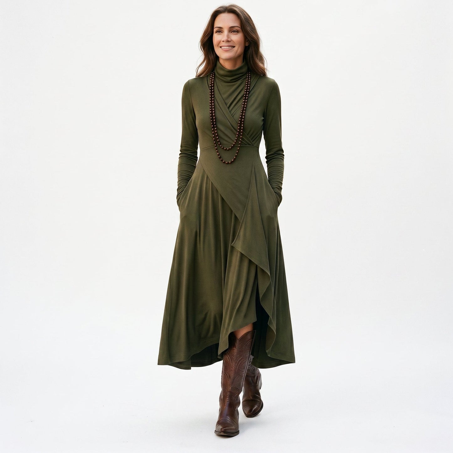 Juno | Long-Sleeve Maxi Dress