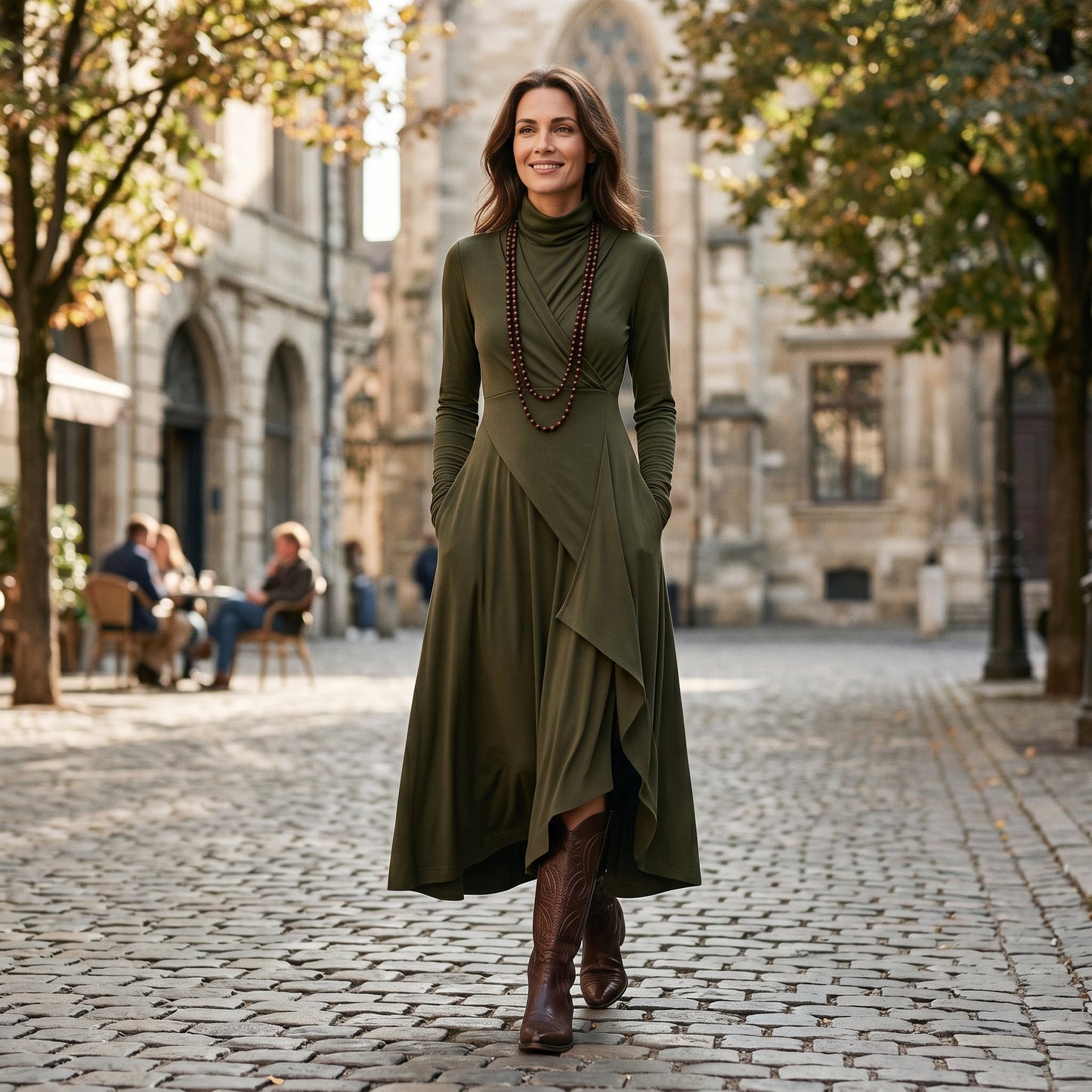 Juno | Long-Sleeve Maxi Dress