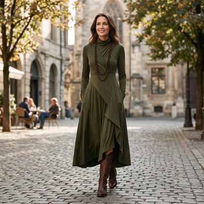 Juno | Long-Sleeve Maxi Dress