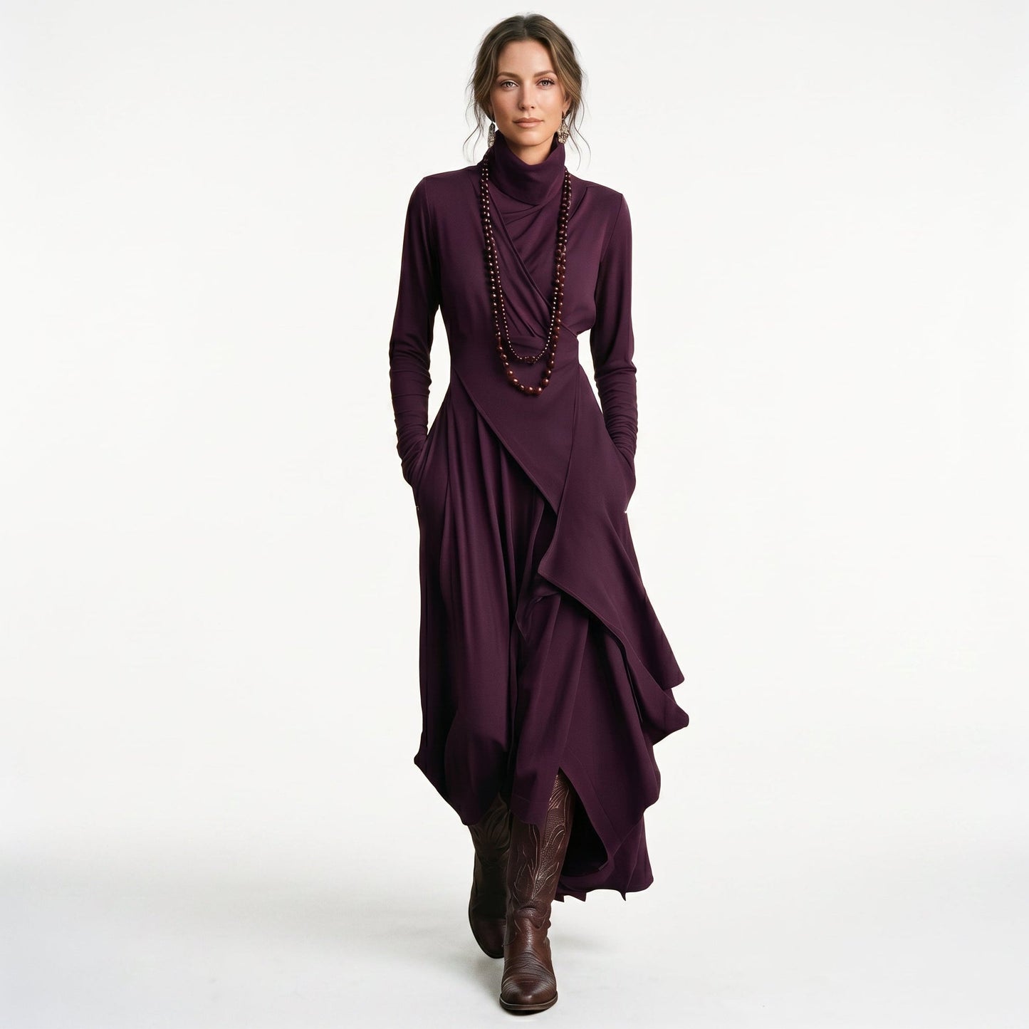Juno | Long-Sleeve Maxi Dress