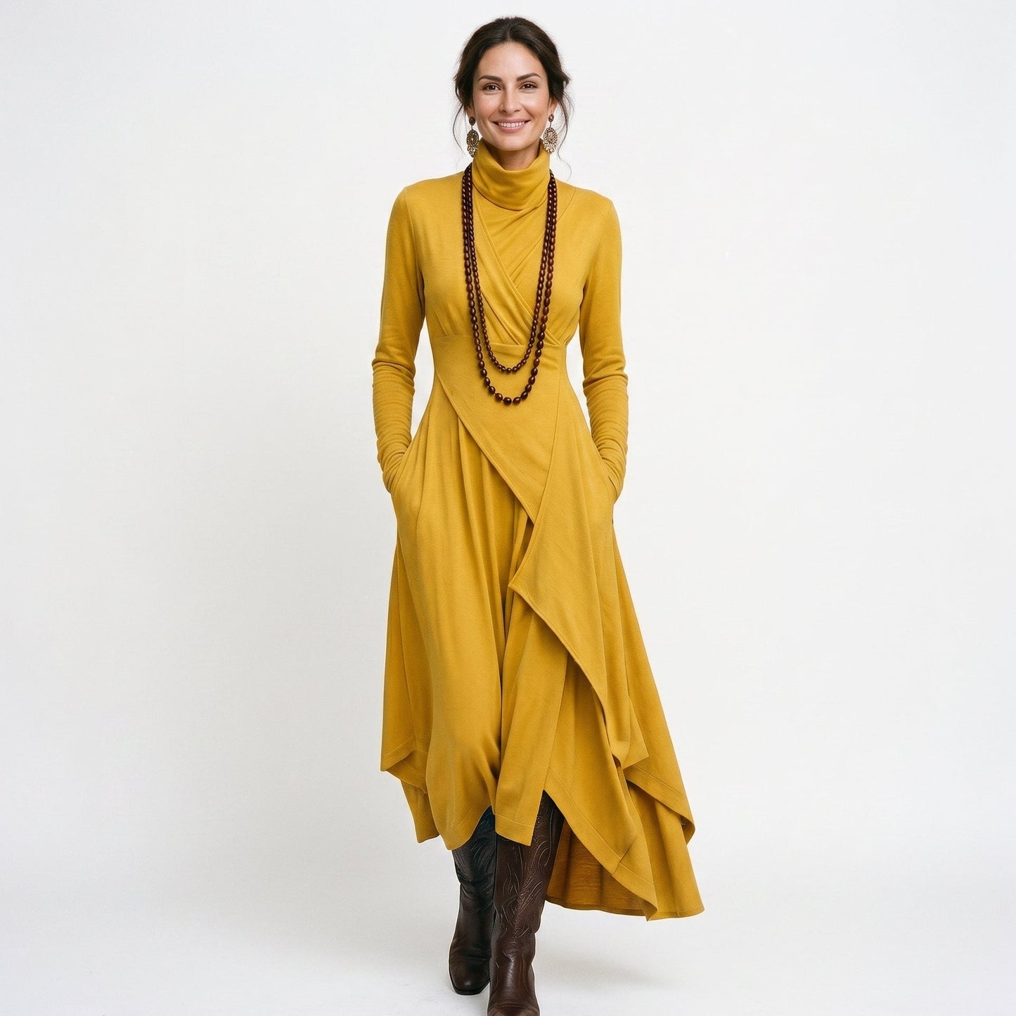 Juno | Long-Sleeve Maxi Dress