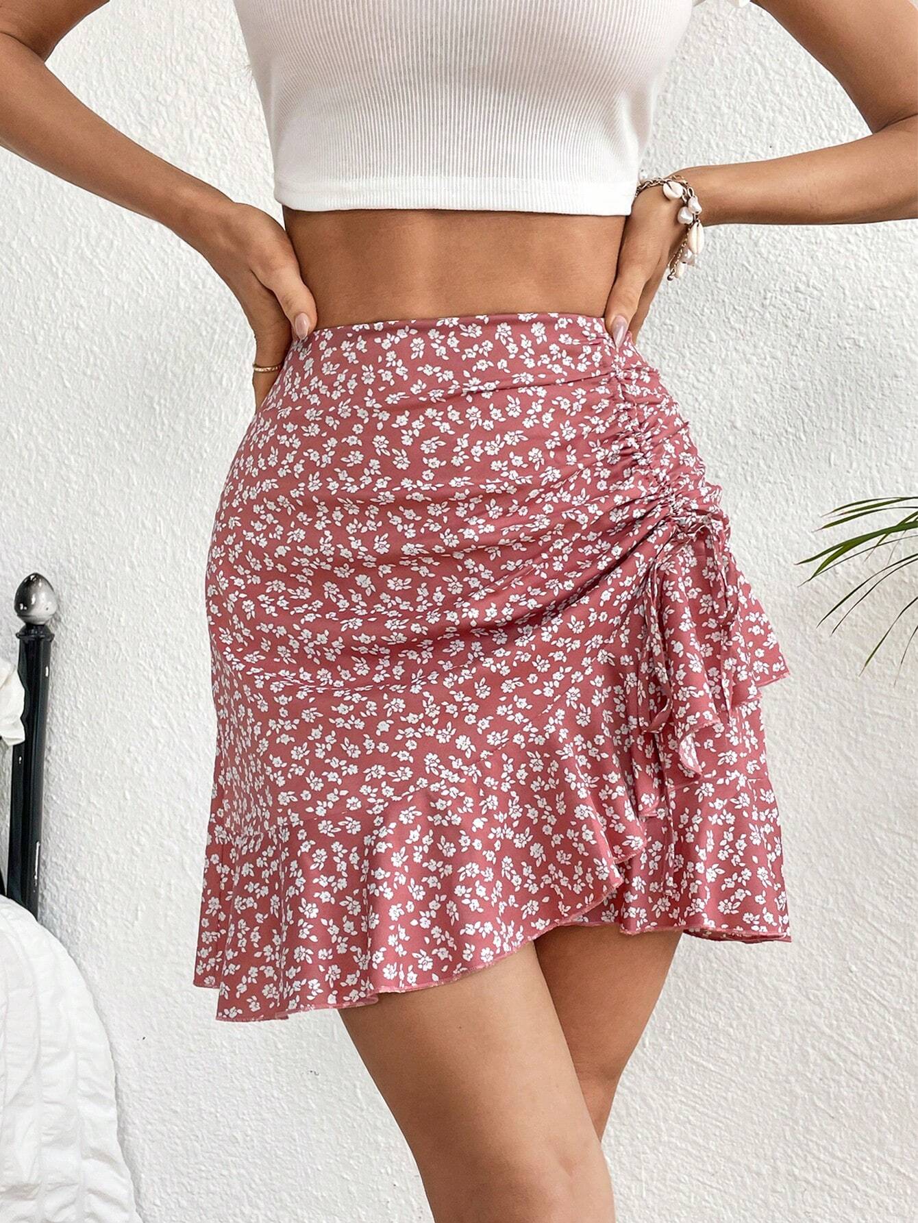 Laurenne | Lightweight Floral Maxi Skirt