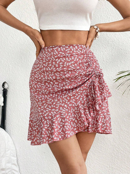 Laurenne | Lightweight Floral Maxi Skirt
