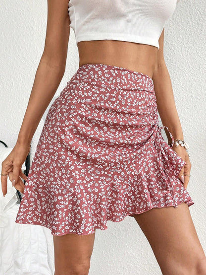 Laurenne | Lightweight Floral Maxi Skirt