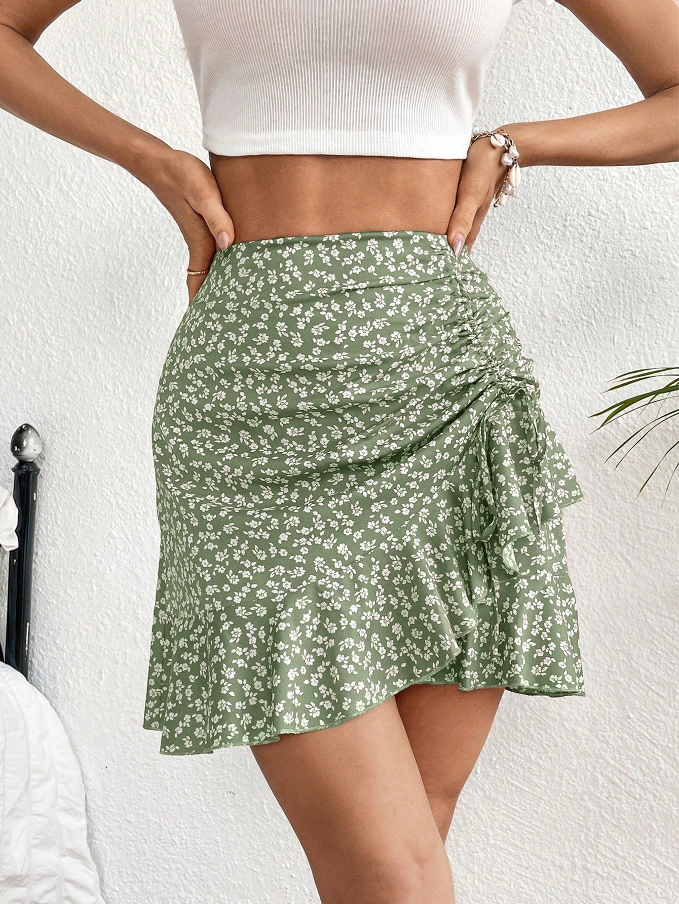 Laurenne | Lightweight Floral Maxi Skirt