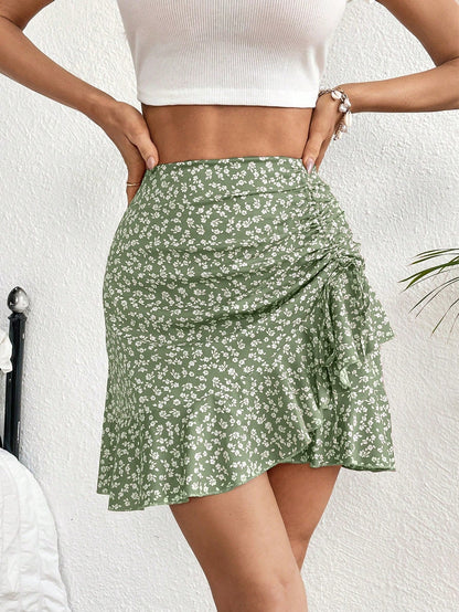 Laurenne | Lightweight Floral Maxi Skirt