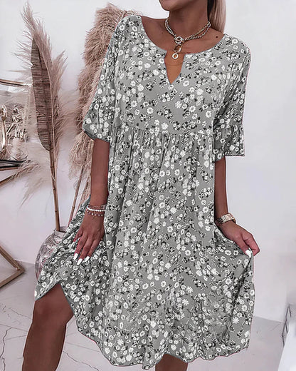 Elodie | Relaxed Shift Midi Dress
