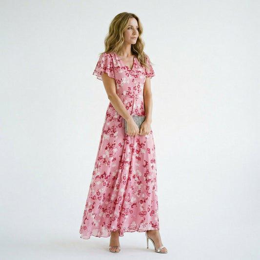 Magnolia | Flowing Floral Maxi Dress