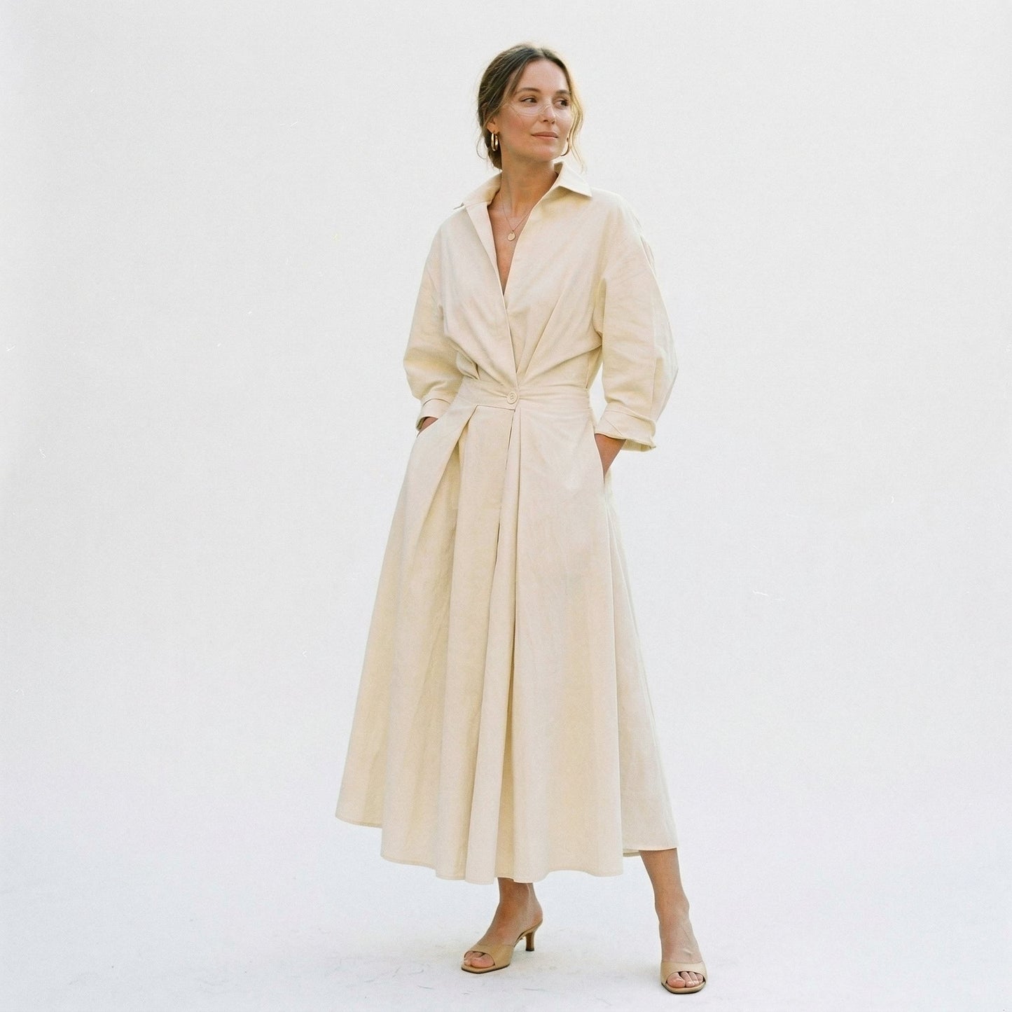 Tamsin | Long-Sleeve Maxi Dress