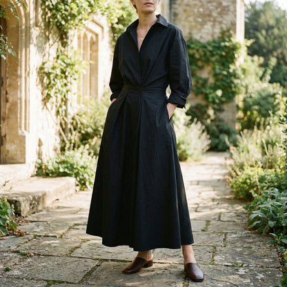 Tamsin | Long-Sleeve Maxi Dress