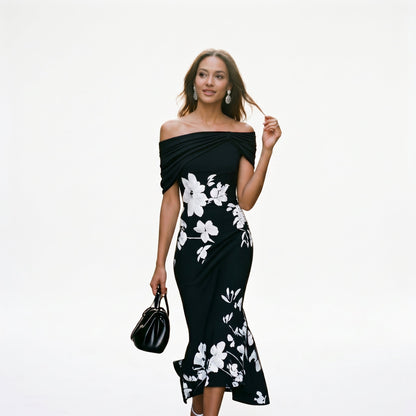 Imogen | Long-Sleeve Midi Dress