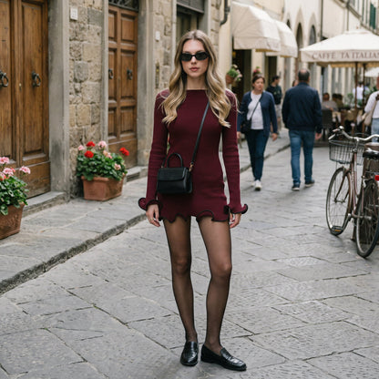 Wren | Long-Sleeve Mini Dress