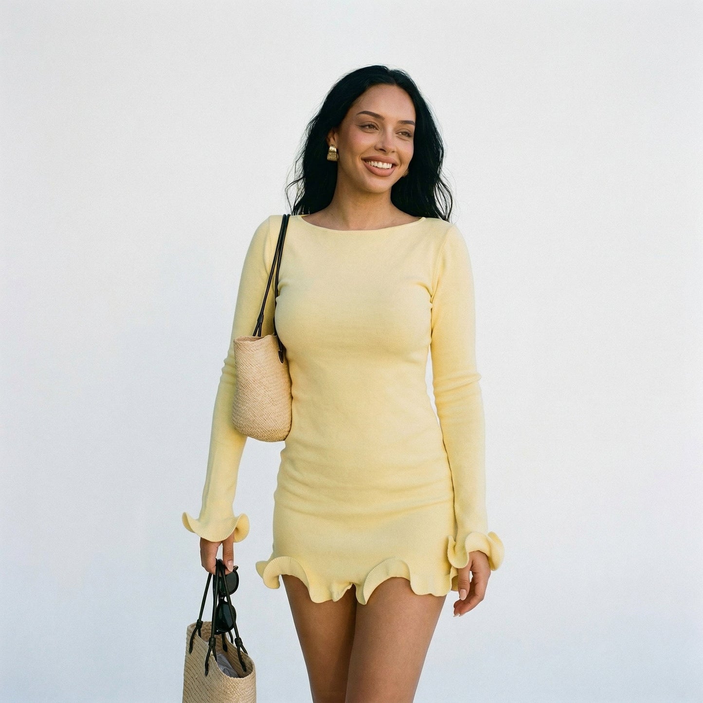 Wren | Long-Sleeve Mini Dress