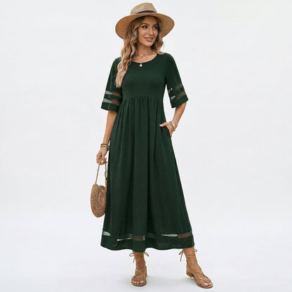 Faye | Long-Sleeve Midi Dress