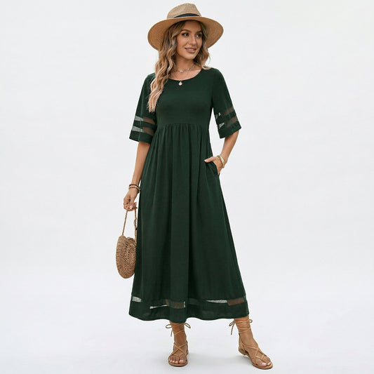 Faye | Long-Sleeve Midi Dress