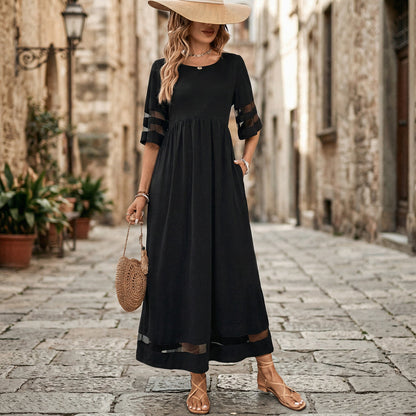 Faye | Long-Sleeve Midi Dress
