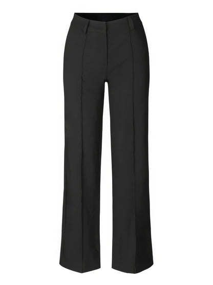 Elsa | Double-Waistband Wide-Leg Pants