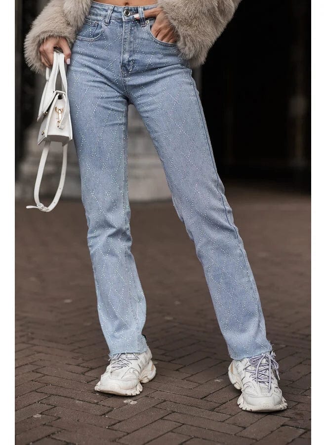 Tessa | Straight-Leg Black Jeans