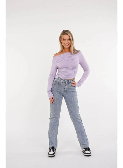 Tessa | Straight-Leg Black Jeans