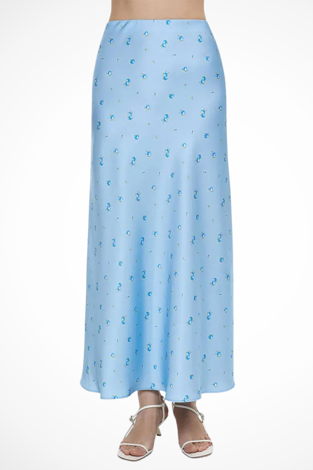Florienne | Floral Bias-Cut Maxi Skirt