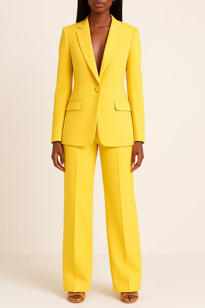 Ella | Longline Blazer & Trouser Pantsuit Set