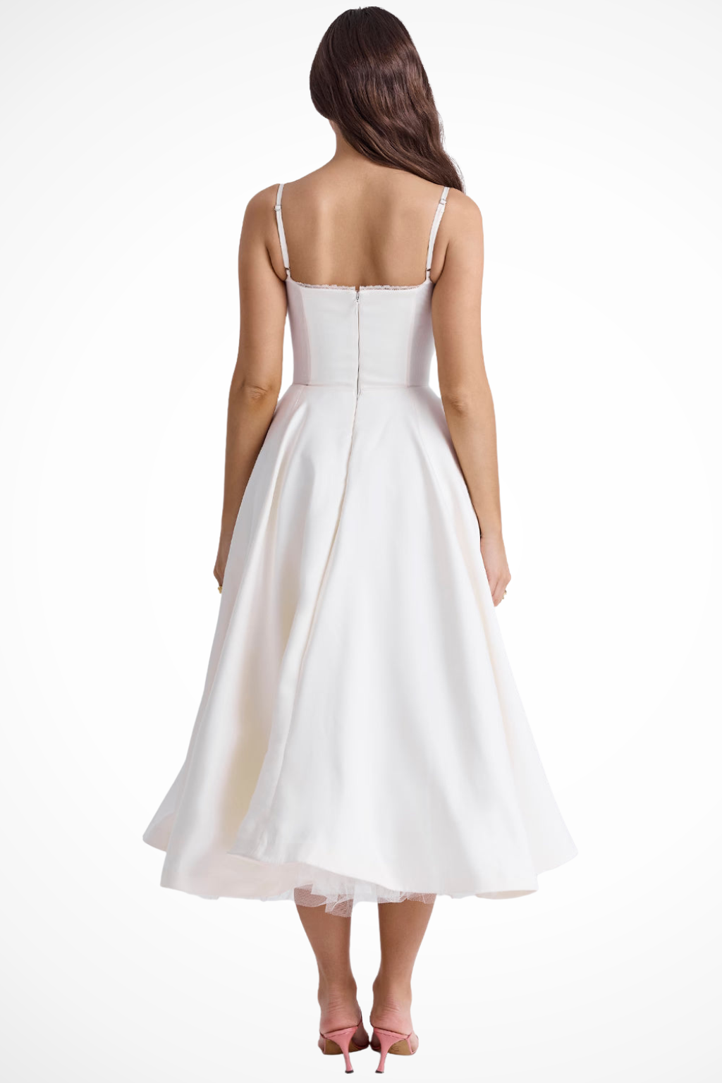 Juliana | Corset A-Line Midi Dress