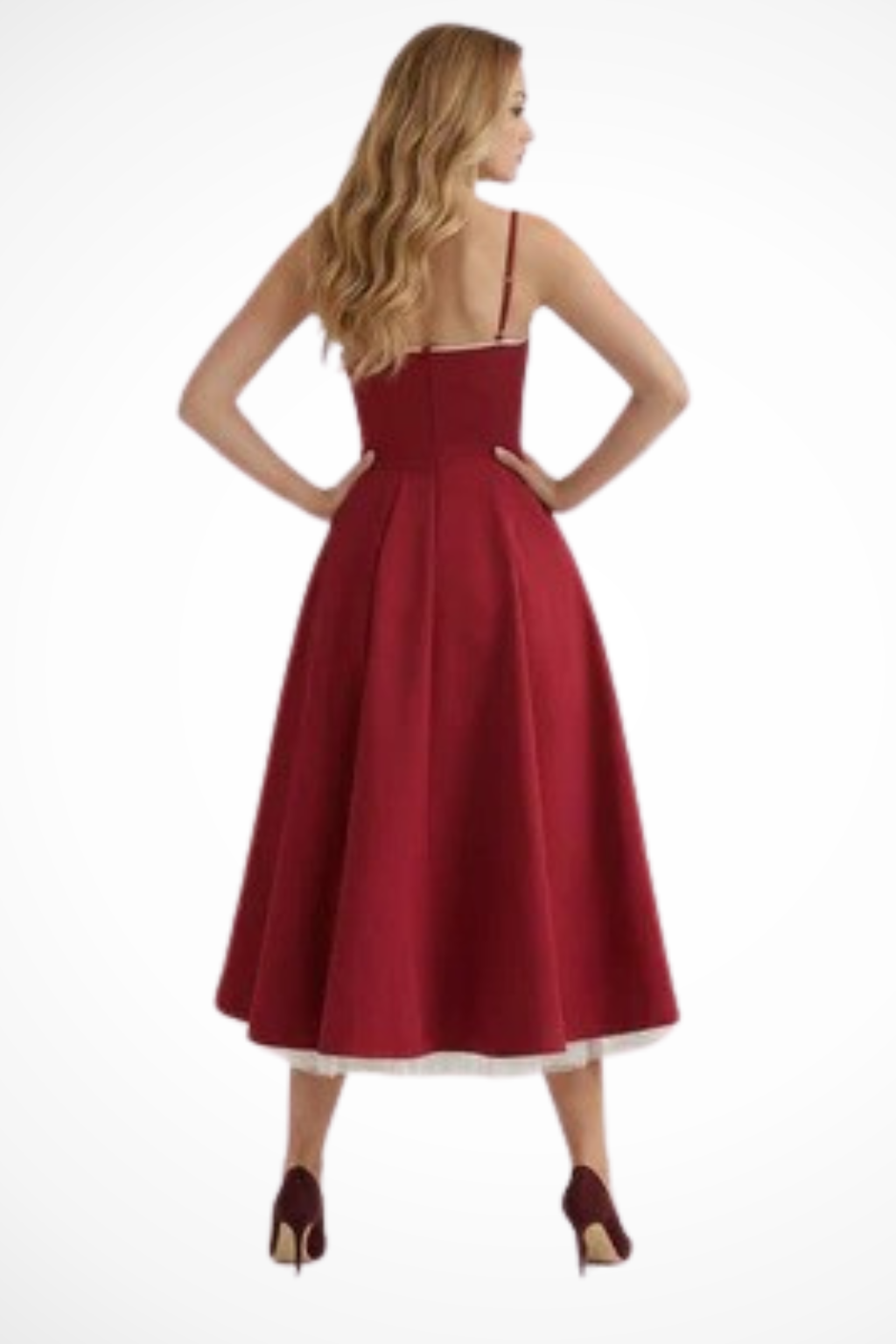 Juliana | Corset A-Line Midi Dress