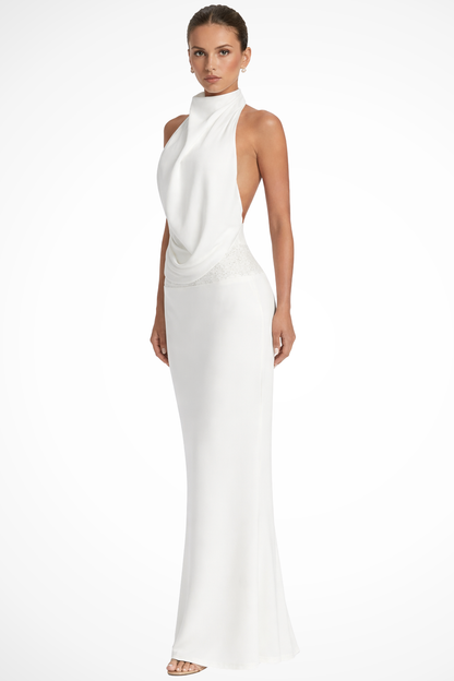 Elarienne | Open Back Bodycon Maxi Dress