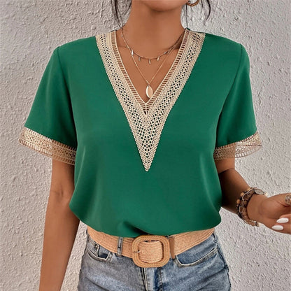 Tanja | Elegant Short Sleeve Top