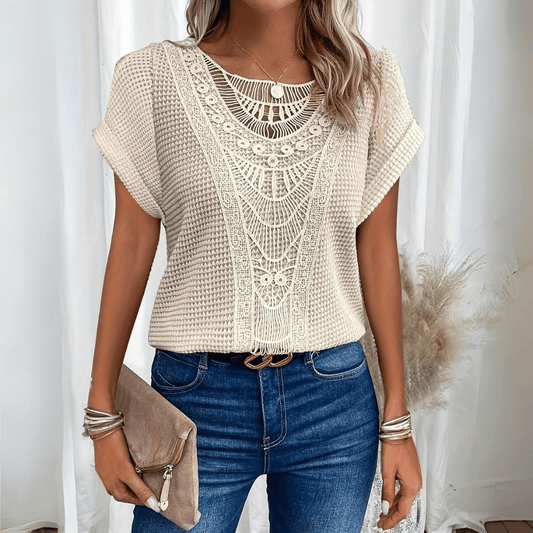 Joséphine | Vintage Lace Detail Top