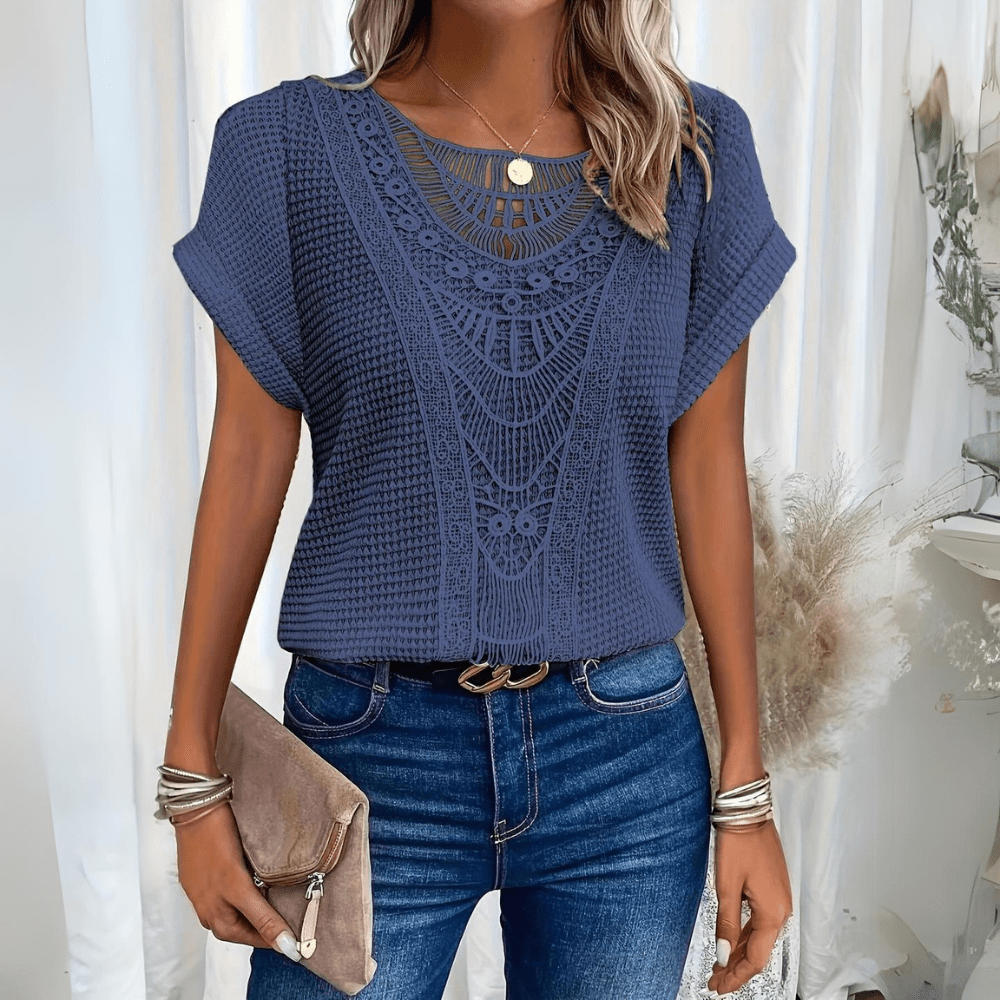 Joséphine | Vintage Lace Detail Top