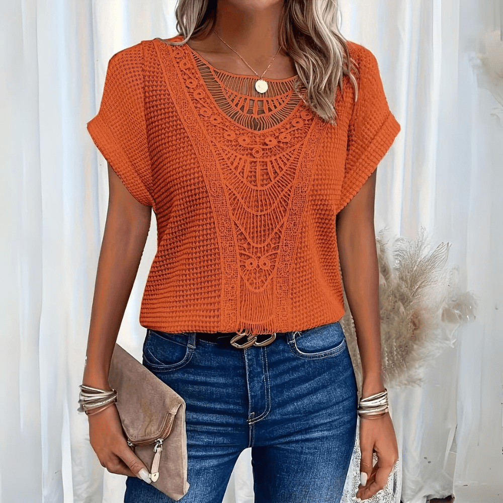 Joséphine | Vintage Lace Detail Top