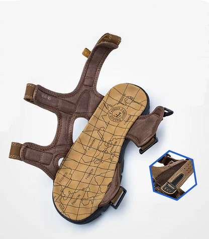 Léonie | Double-Strap Footbed Sandals