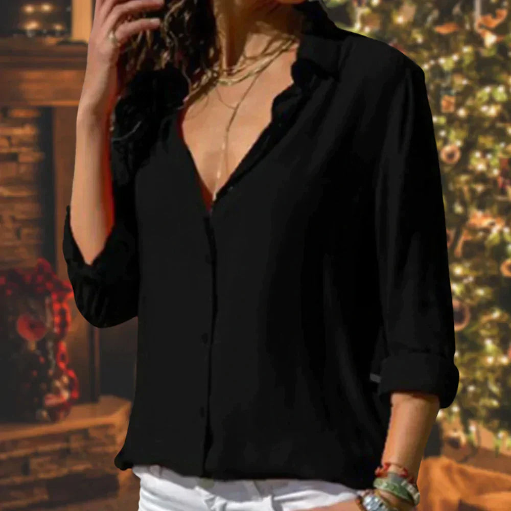 Camille | Casual Button-Up Blouse