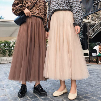 Celestia | Soft Tulle Maxi Skirt