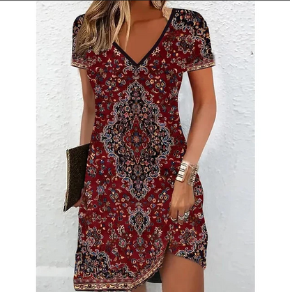 Goldie | Beige Glitter Cocktail Dress