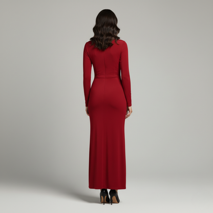 Beatrix | Long-Sleeve Evening Maxi Dress