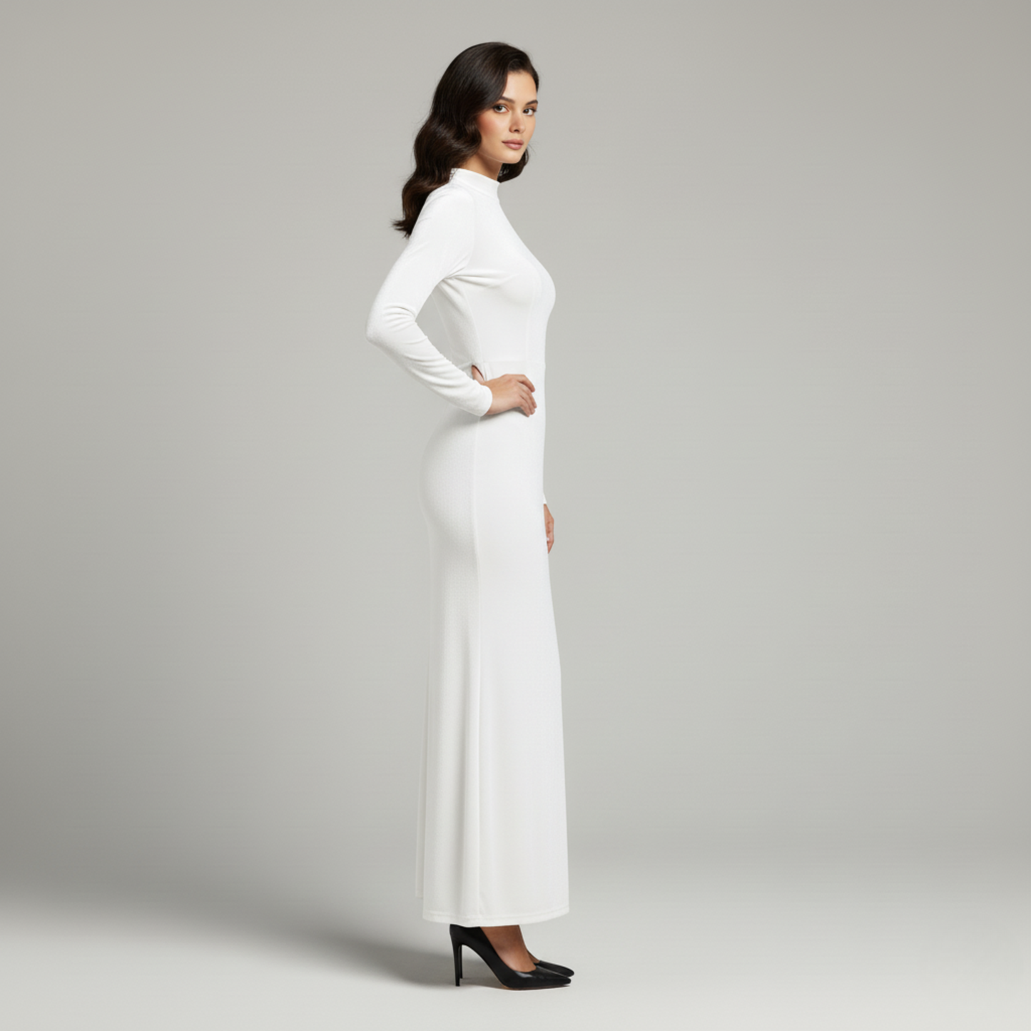 Beatrix | Long-Sleeve Evening Maxi Dress