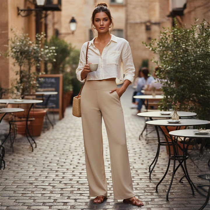 Juliette | High-Rise Wide-Leg Pants
