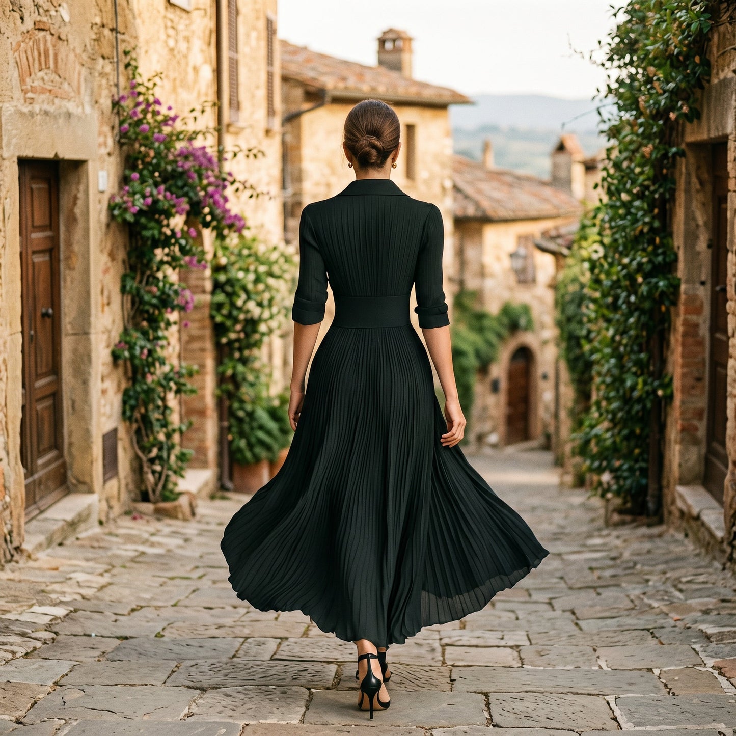 Florence | Long-Sleeve Maxi Dress