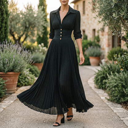 Florence | Long-Sleeve Maxi Dress