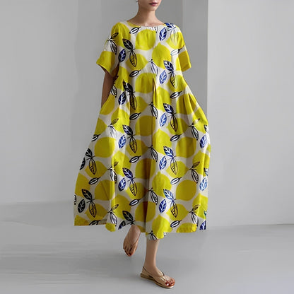 Junia | Floral Swing Midi Dress