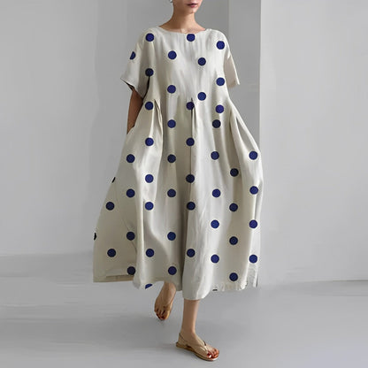 Junia | Floral Swing Midi Dress