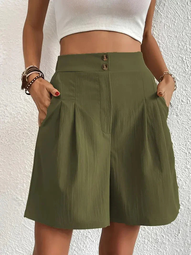 Florine | High-Waist Relaxed Shorts