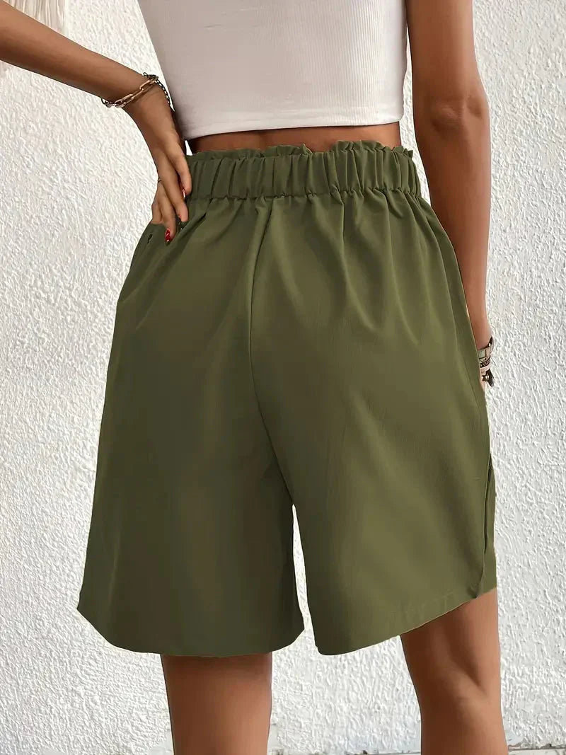 Florine | High-Waist Relaxed Shorts