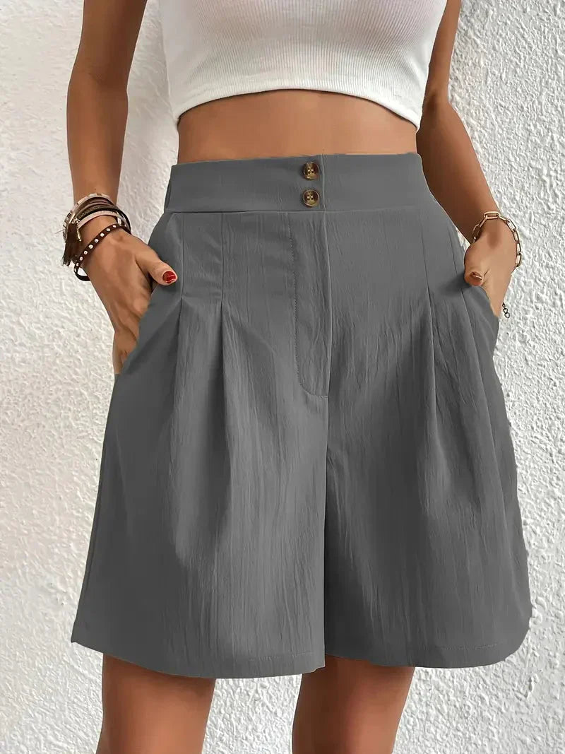 Florine | High-Waist Relaxed Shorts