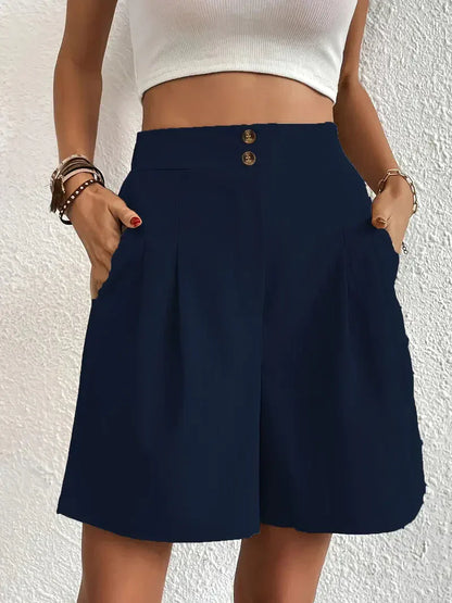 Florine | High-Waist Relaxed Shorts